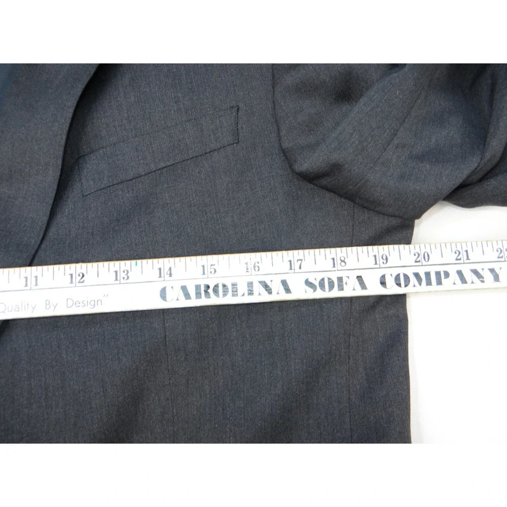 Banana Republic Modern Fit 42L Charcoal‎ Grey Wool Blend Suit Jacket Blazer